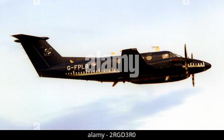 Beech B200 Super King Air G-FPLB (msn BB-1048), von Flight Precision Ltd Stockfoto