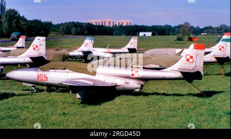 Polnische Luftwaffe – PZL-Mielec TS-11bis D Iskra 1115 (msn 3H 11-15) Stockfoto