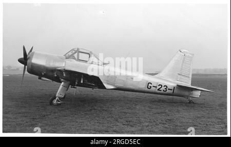 Percival P.56 Mk.II G-23-1, 3. Prototyp des Percival Provost (später WG503), angetrieben durch den in Produktionsflugzeugen verwendeten Alvis Leonides-Motor, ausgestattet mit einer frühen Verkleidung. Stockfoto