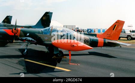 Force Aerienne Belge - SIAI-Marchetti SF.260MB ST-06 (msn 10-06). (Force Aerienne Belge - Belgische Luftwaffe). Stockfoto