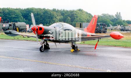 Force Aerienne Belge - SIAI-Marchetti SF.260MB ST-30 (msn 10-30). (Force Aerienne Belge - Belgische Luftwaffe). Stockfoto