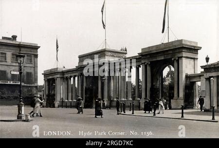 Hyde Park Corner, London. Stockfoto