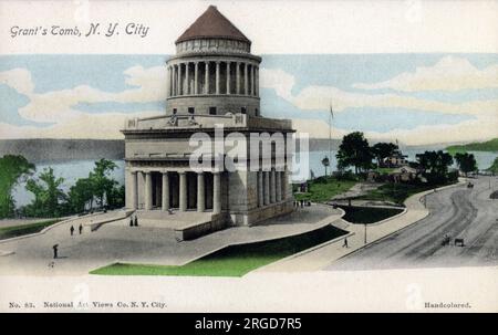 Grant's Tomb, New York City, USA – ein klassisches Kuppelmausoleum im Stadtviertel Morningside Heights in Upper Manhattan. Stockfoto