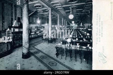 Childs Place Restaurant - Hauptniederlassung - 42 East 14. Street, New York City, USA. Stockfoto