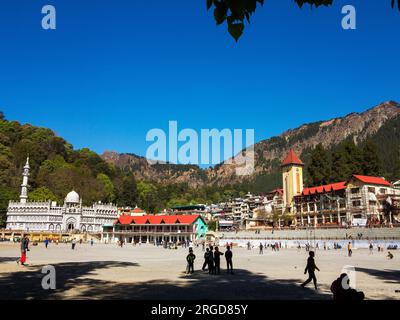 The Flats eine Touristenattraktion in Nainital, Uttarakhand, Indien Stockfoto