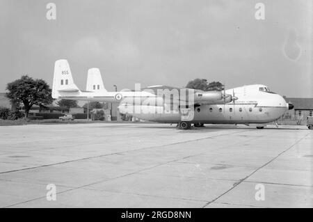 Royal Air Force - Armstrong Whitworth AW.660 Argosy C.1 XN855 (msn 6759). Stockfoto