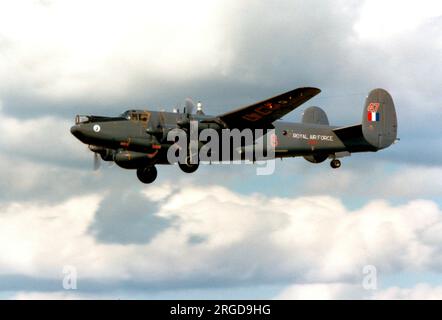 Royal Air Force - Avro 716 Shackleton AEW.2 WL747 'Florence' (msn R3/696/239005), Nr. 8 Staffel, am 25. Mai 1991. Stockfoto