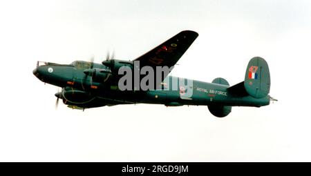 Royal Air Force - Avro 716 Shackleton AEW.2 WL747 'Florence' (msn R3/696/239005), Nr. 8 Staffel, am 25. Mai 1991. Stockfoto