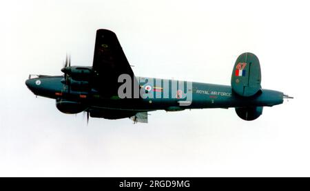 Royal Air Force - Avro 716 Shackleton AEW.2 WL747 'Florence' (msn R3/696/239005), Nr. 8 Staffel, am 25. Mai 1991. Stockfoto