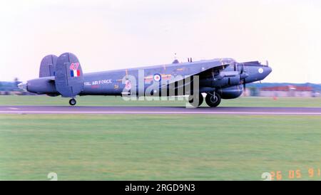 Royal Air Force - Avro 716 Shackleton AEW.2 WL747 'Florence' (msn R3/696/239005), Nr. 8 Staffel, am 25. Mai 1991. Stockfoto