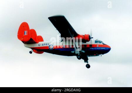 Scottish Aviation Twin Pioneer 3 G-APRS (msn 561, ex XT610) von Air Atlantique Classic Flight Stockfoto