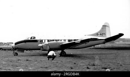 De Havilland DH.114 Heron G-AOTI (msn 14107). Stockfoto