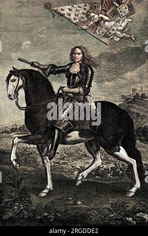 HENRI de la TOUR d'AUVERGNE, vicomte de TURENNE, französischer Militärbefehlshaber, marechal de France. Stockfoto