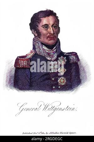 LUDWIG PRINZ WITTGENSTEIN, russischer Militärbefehlshaber Stockfoto