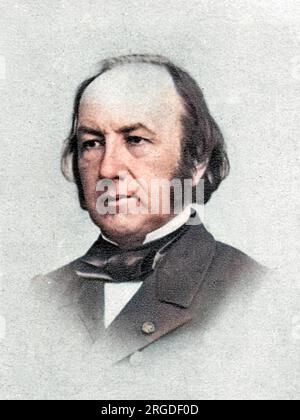 CLAUDE BERNARD, französischer Medizinforscher, der wertvolle Entdeckungen machte, obwohl auf Kosten vieler Tiere, für die er erneut bewiesen wurde. Stockfoto