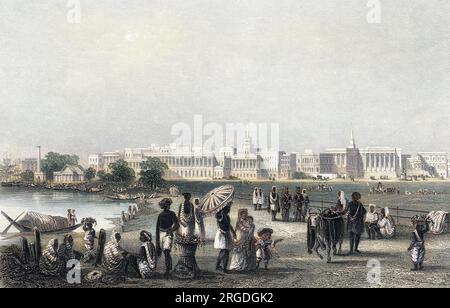 Allgemeiner Blick auf die Stadt vom Majdan oder der Esplanade aus. Stockfoto