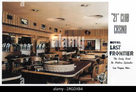 21 Club Casino, Hotel Last Frontier, Las Vegas, Nevada, USA. Stockfoto