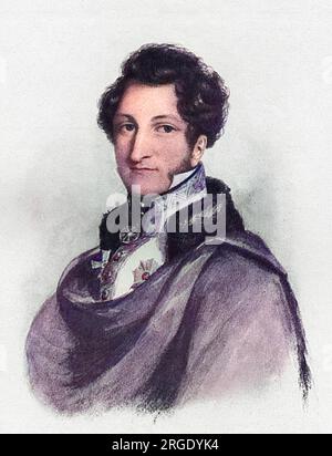 H.S.H. Ernest I., Herzog von Sachsen-Coburg-Gotha (1784-1844), Vater von Albert, dem Gemahl des Prinzen, Königin Victoria. Stockfoto