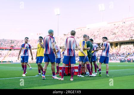 Barcelona, Spanien, 8, August 2023. Spanien-Fußball-Joan Gamper Trophäe zwischen FC Barcelona und Totthenham Hotspur. Kredit: Joan G/Alamy Live News Stockfoto