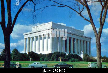 Lincoln Memorial, Washington, D.C., USA. Abgeschlossen 1922 Stockfoto