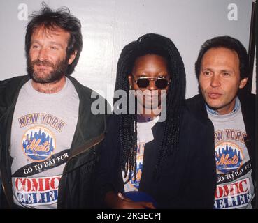 1990 Robin Williams Whoopi Goldberg Billy Crystal John Barrett/Photolink/MediaPunch Stockfoto