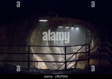 Komplex Osowka des Projekts Riese in Gluszyca, Polen. Im Jahr 1943 ...