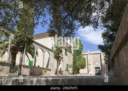 Kapelle im Kloster Santuari de Nostra Senyora de Cura Stockfoto