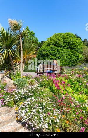 St Brélade Garden, Saint Brélade's Bay, St Brélade Parish, Jersey, Kanalinseln Stockfoto