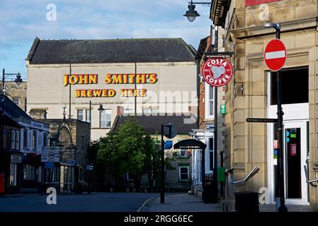 Die John Smith's Brewery in Tadcaster, North Yorkshire, England, Großbritannien Stockfoto
