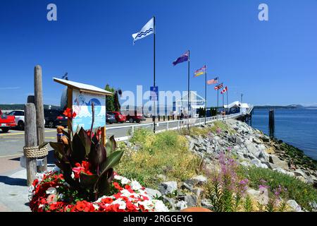 Die wunderschöne Stadt Sydney BC, Kanada. Stockfoto