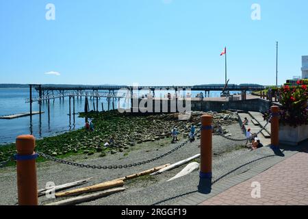 Die wunderschöne Stadt Sydney BC, Kanada. Stockfoto