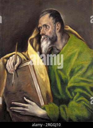 St. Luke zwischen ca. 1610 und ca. 1614 von El Greco Stockfoto
