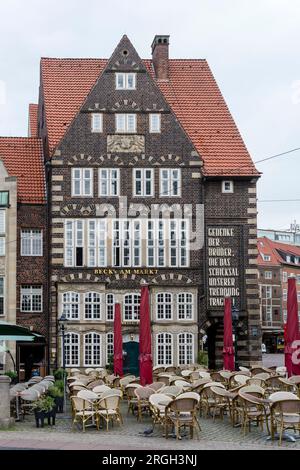 Becks am Markt im Zentrum von Bremen Stockfoto