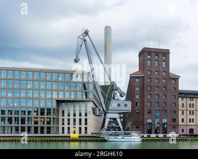 Stadthafen am Münster Stockfoto