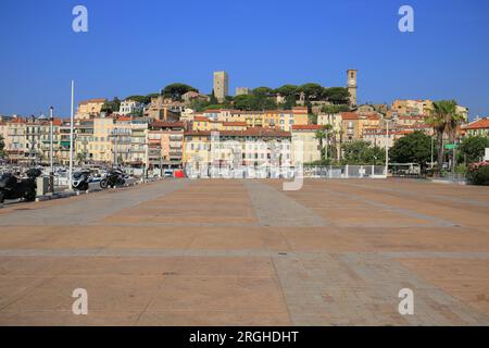 Zentraler Platz in Cannes Stockfoto