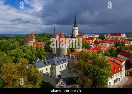 Piiskopi Aussichtspunkt, Altstadt, Tallinn, Estland Stockfoto