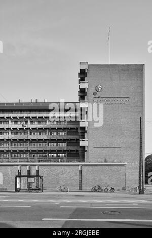 Das Panum-Gebäude, das die Fakultät für Gesundheit und Medizinische Wissenschaften der Universität Kopenhagen beherbergt; Kopenhagen, Dänemark Stockfoto