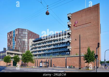 Das Panum-Gebäude, das die Fakultät für Gesundheit und Medizinische Wissenschaften der Universität Kopenhagen beherbergt; Kopenhagen, Dänemark Stockfoto