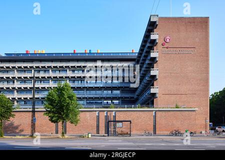 Das Panum-Gebäude, das die Fakultät für Gesundheit und Medizinische Wissenschaften der Universität Kopenhagen beherbergt; Kopenhagen, Dänemark Stockfoto