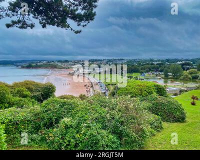 Paignton Beach in Devon, Großbritannien Stockfoto