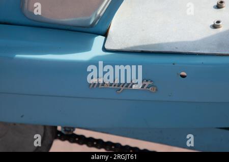 Bordeaux , Frankreich - 08 01 2023 : Mofylette französisches Motorrad Logo und Markentext auf altem Mob Stockfoto