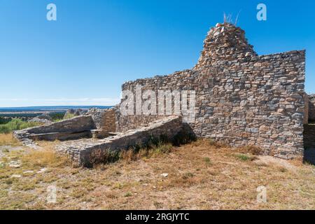 Ruinen von Abo am Salinas Pueblo Missions National Monument in New Mexico Stockfoto