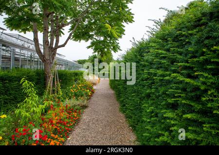 Der Ummauerte Garten Von Cannington Stockfoto