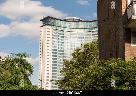 Empress State Building (ESB), Empress Approach, Lillie Road, West Brompton, Fulham, London, SW6, England, Großbritannien Stockfoto
