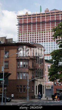 Gentrifizierung von New York City-Brooklyn Stockfoto