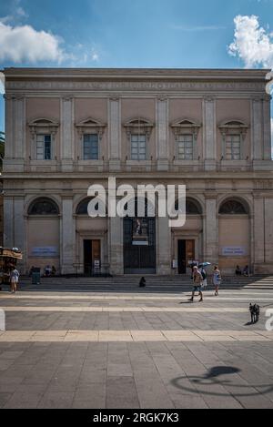 27. August 2022 in Rom, Italien: Das Innere und Äußere der Heiligen Treppe, auch bekannt als Scala Santa und Scala Sancta. Stockfoto