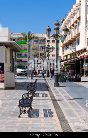 Eine Auswahl an Bildern von Torremolinos, und auch Malagathe Hauptstadt. Die Costa del Sol in Spanien. Stockfoto