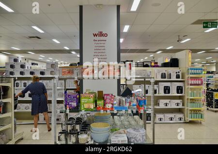 wilco Store in der holzgrünen Einkaufsstadt haringey N22 london england UK 10. august 2023 Stockfoto