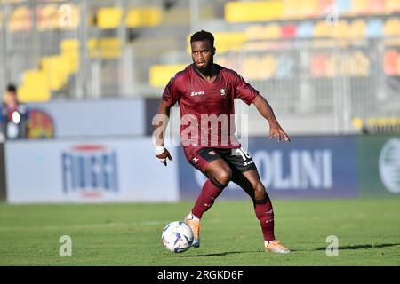 Lassana Coulibaly von US Salernitana in Aktion während des Freundschaftsspiels zwischen Frosinone Calcio und US Salernitana im Stadio Benito Stirpe, Frosinone Stockfoto
