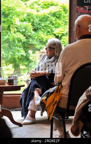 Darina Allen, irische Küchenchefin und Lebensmitteljournalistin. Stockfoto